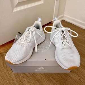 White Running Shoes Adidas